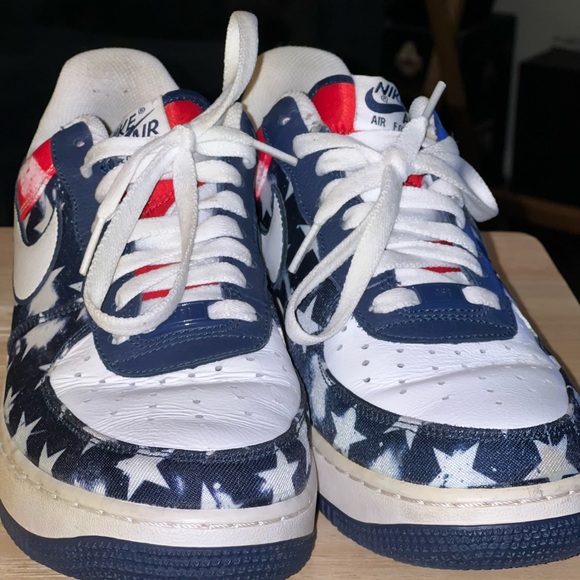 Nike custom Air Force One Stars and Stripes - Picture 1 of 3